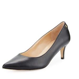 Neiman Marcus Stroll Leather Slip On Pumps Sz 6.5